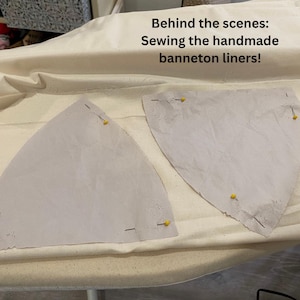 sewing handmade banneton basket liners