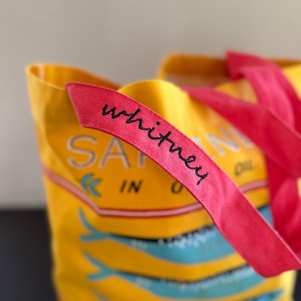 Destination Wedding Bridesmaid Tote Customized Gift Bag Embroidered Bachelorette Gift Bag Girl Trip Coastal Theme Personalized Gift For Her