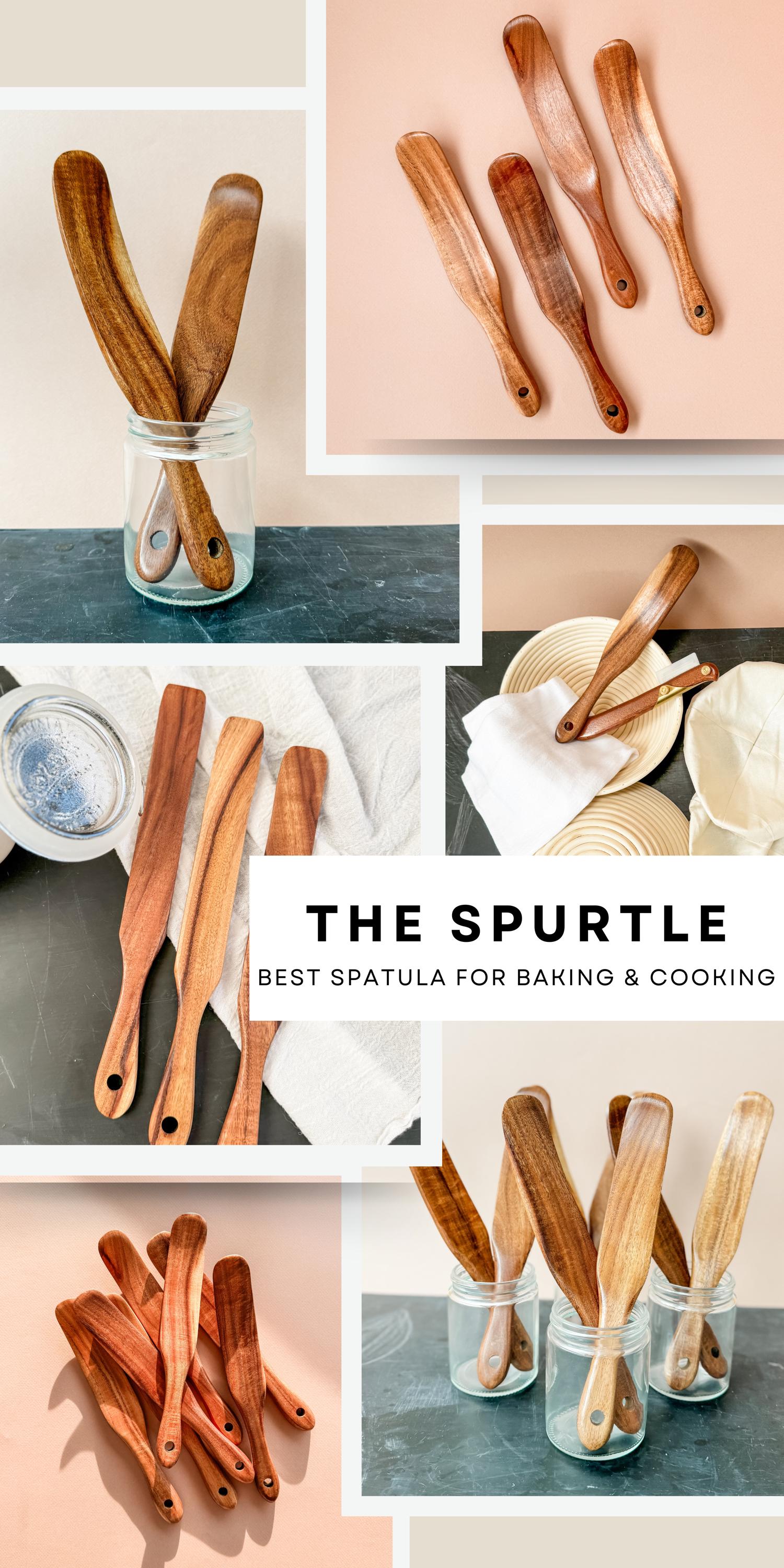Spatola in legno per lievito naturale, spatola in legno per lievito madre,Cucchiaio per mescolare pane a lievitazione naturale in legno | Raschietto per impastare pane a