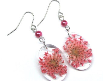 Queen Anne's Lace Earrings - Assorted Colours