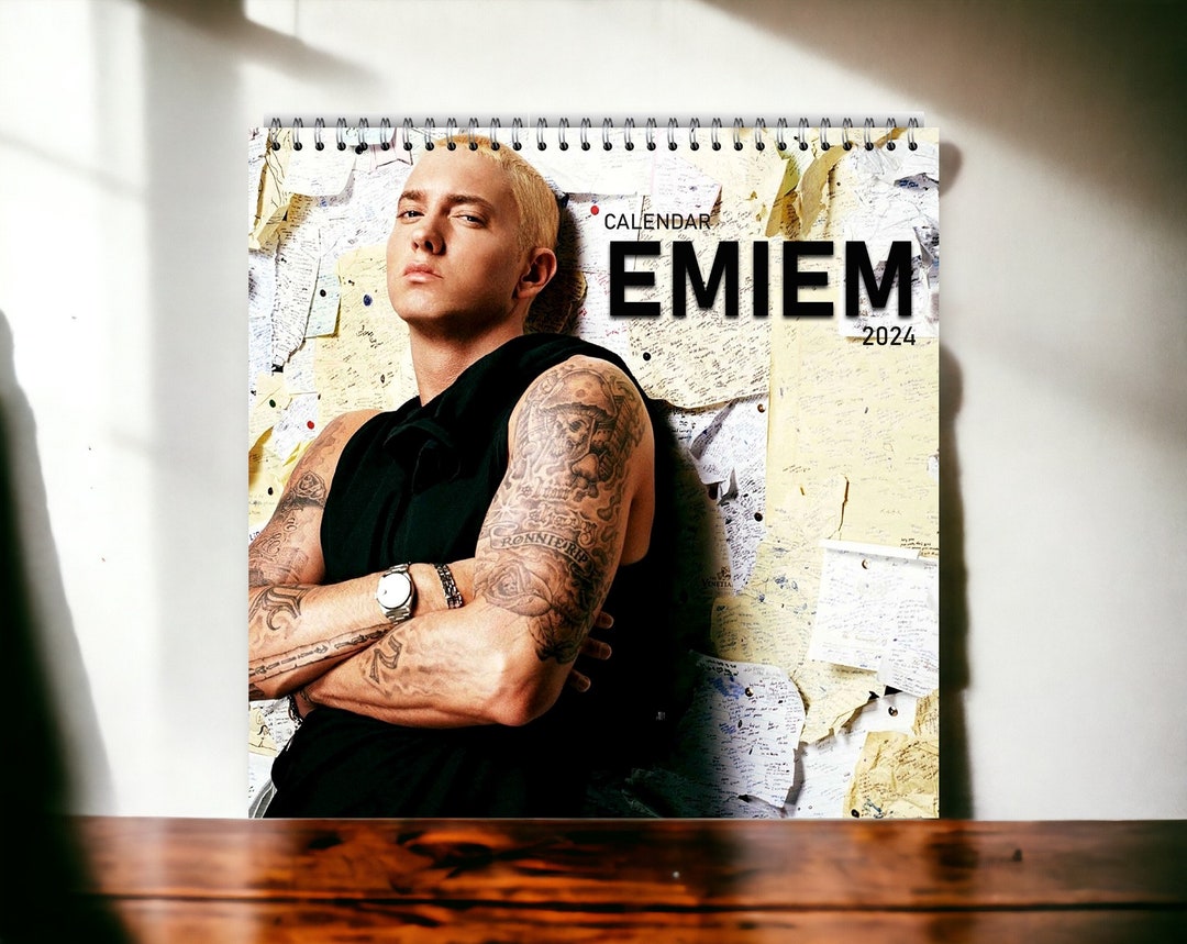 Eminem 2024 calendarEminem 2024 wall calendarEminem calendar Etsy.de
