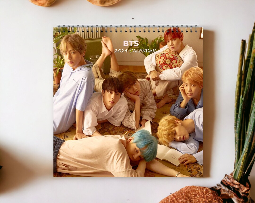 BTS 2024 Calendar BTS 2024 Wall Calendar Celebrity Calendar Etsy