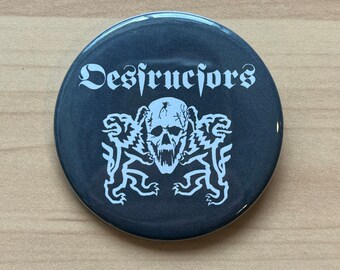 デストラクタ uk82 パンク バンド ピンバッジ ボタン パルチザン ブリッツ 狂気 除隊 デモ 紛争 骨折 混沌 uk 違反者 xtract ドロンゴ