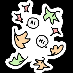 Heartstopper Leaves Sticker - for Laptop Decal, Water Bottle Sticker