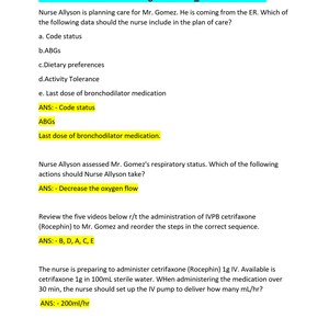 ATI real life RN Medical Surgical: COPD_ Answered 2023.