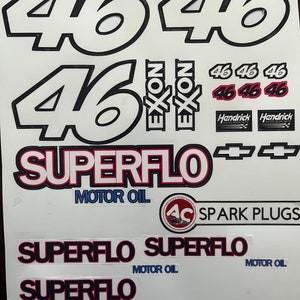 1/10 Scale Days of Thunder SUPERFLO #46 Vinyl Decal Sheet