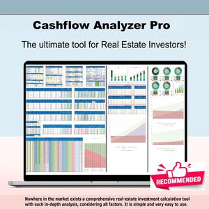 Real Estate Investment Cashflow Analyzer Pro: ROI Analysis image 1
