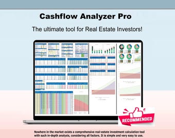 Real Estate Investment Cashflow Analyzer Pro: ROI Analysis