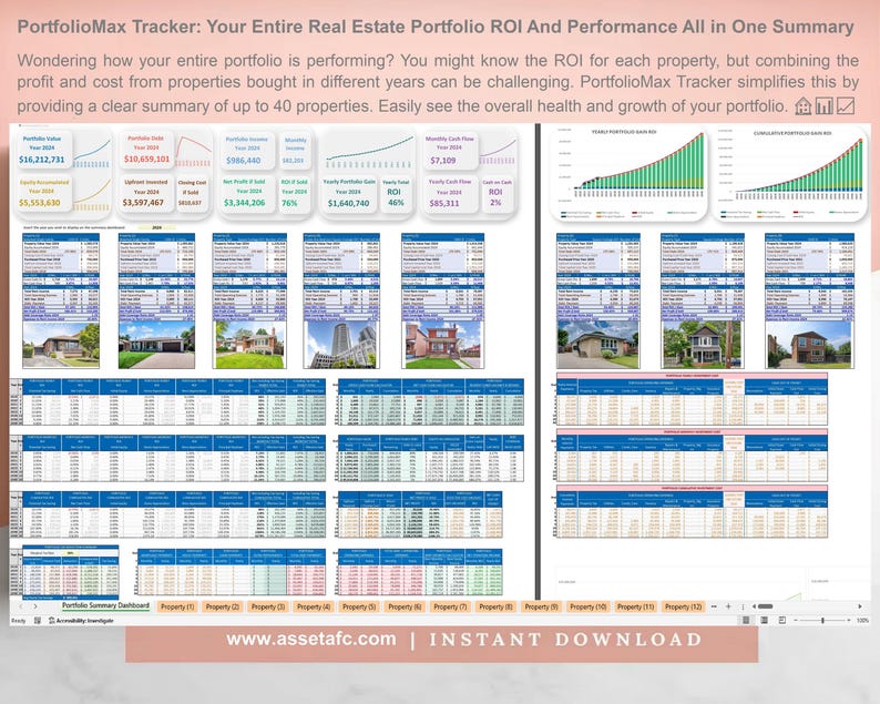 Portfoliomax Tracker - Your Entire Real Estate Portfolio ROI and ...