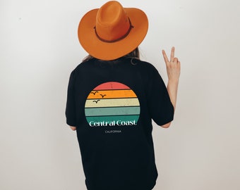 Central Coast Unisex Shirt, California Tee, San Luis Obispo Shirt, San Luis Obispo gift, Retro California