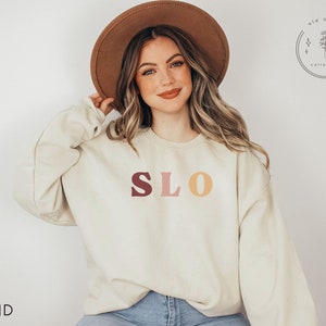 SLO Sweatshirt, Central Coast gift, SLO Bachelorette Gift, San Luis Obispo Gift, San Luis Obispo Sweatshirt, Cal Poly Sweatshirt