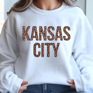 Kansas City PNG, Kansas city Leopard Print PNG, Kansas City shirt design for Sublimation - Printable Kansas City Art digital download Png