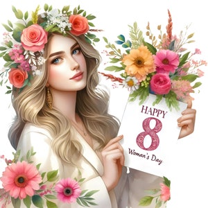 Paquete PNG del Día Internacional de la Mujer 9 - Día de la Mujer 2025, regalo del 8 de marzo, mujeres fuertes, feliz día de la mujer, fondo transparente PNG