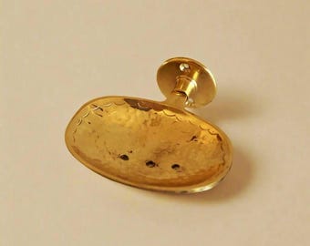 Unlacquered Brass Wall Mount Soap Dish, Bathroom Hardware