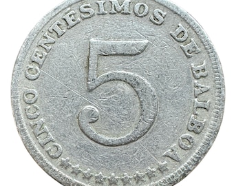 Pièce de 5 centsimos 1970 en cuivre-nickel Panama