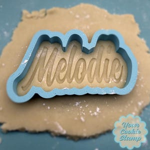 Custom Name Cookie Cutter & Stamp