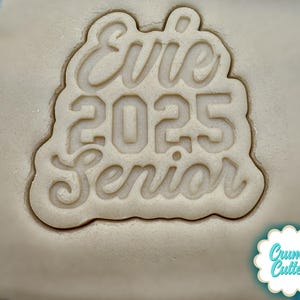 Custom Graduation Cookie Cutter & Stamp