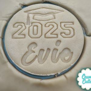 Custom Graduation Cookie Cutter & Stamp