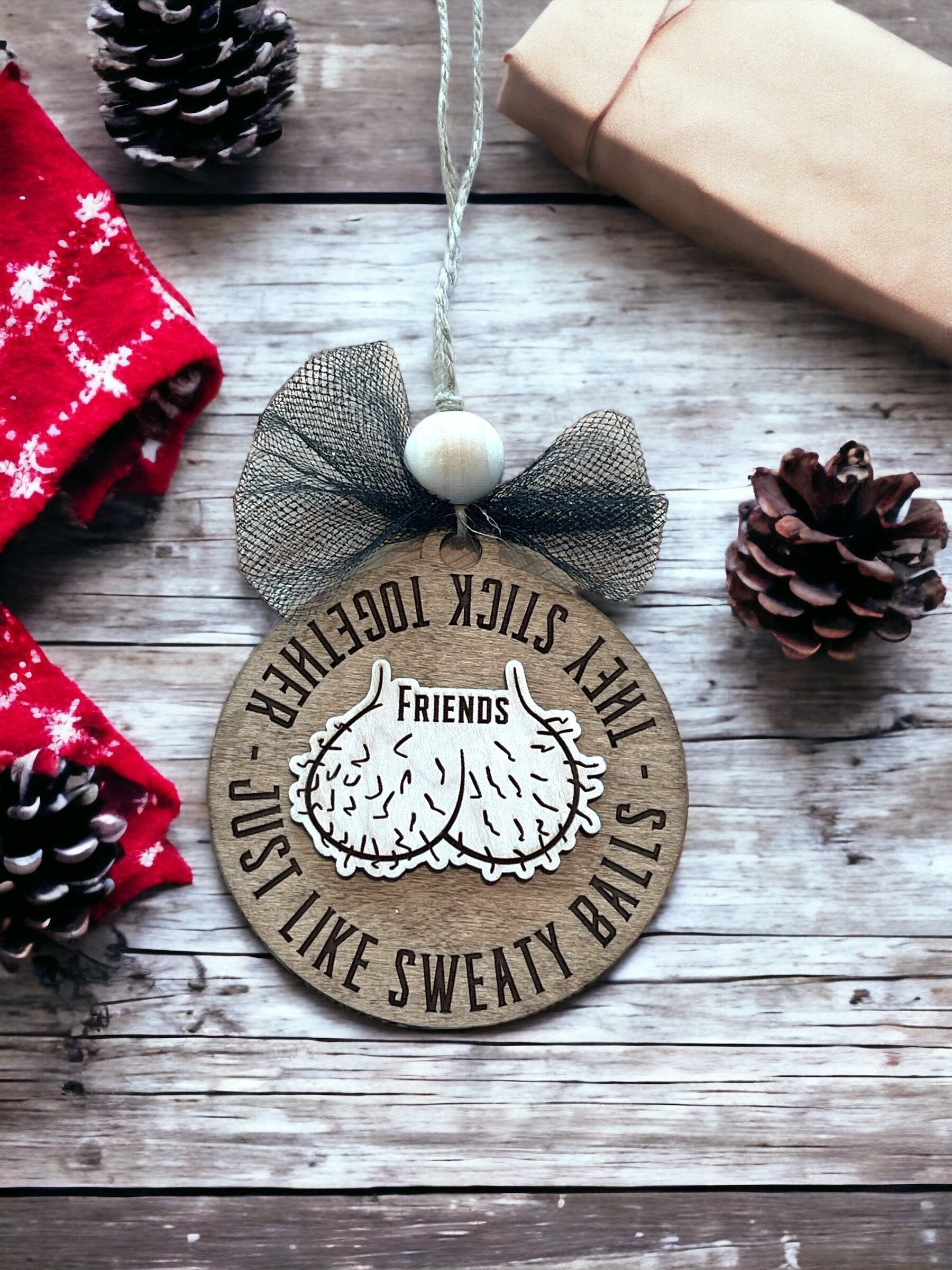 Funny Christmas Ornament Svg SVG for Laser Ornament Funny Ornament SVG