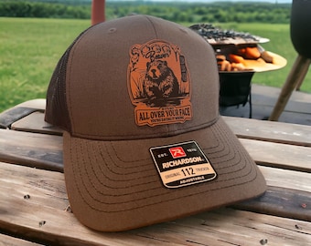 Soggy Beaver BBQ Funny SVG Laser Ready Digital File Patch for Hat