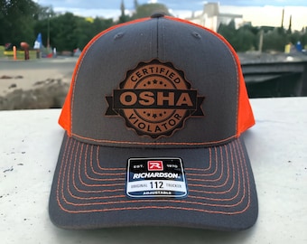 Certified OSHA Violator Patch SVG Digital File Laser Cut File
