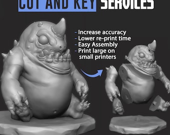 3D Model Slice / and Keying Service