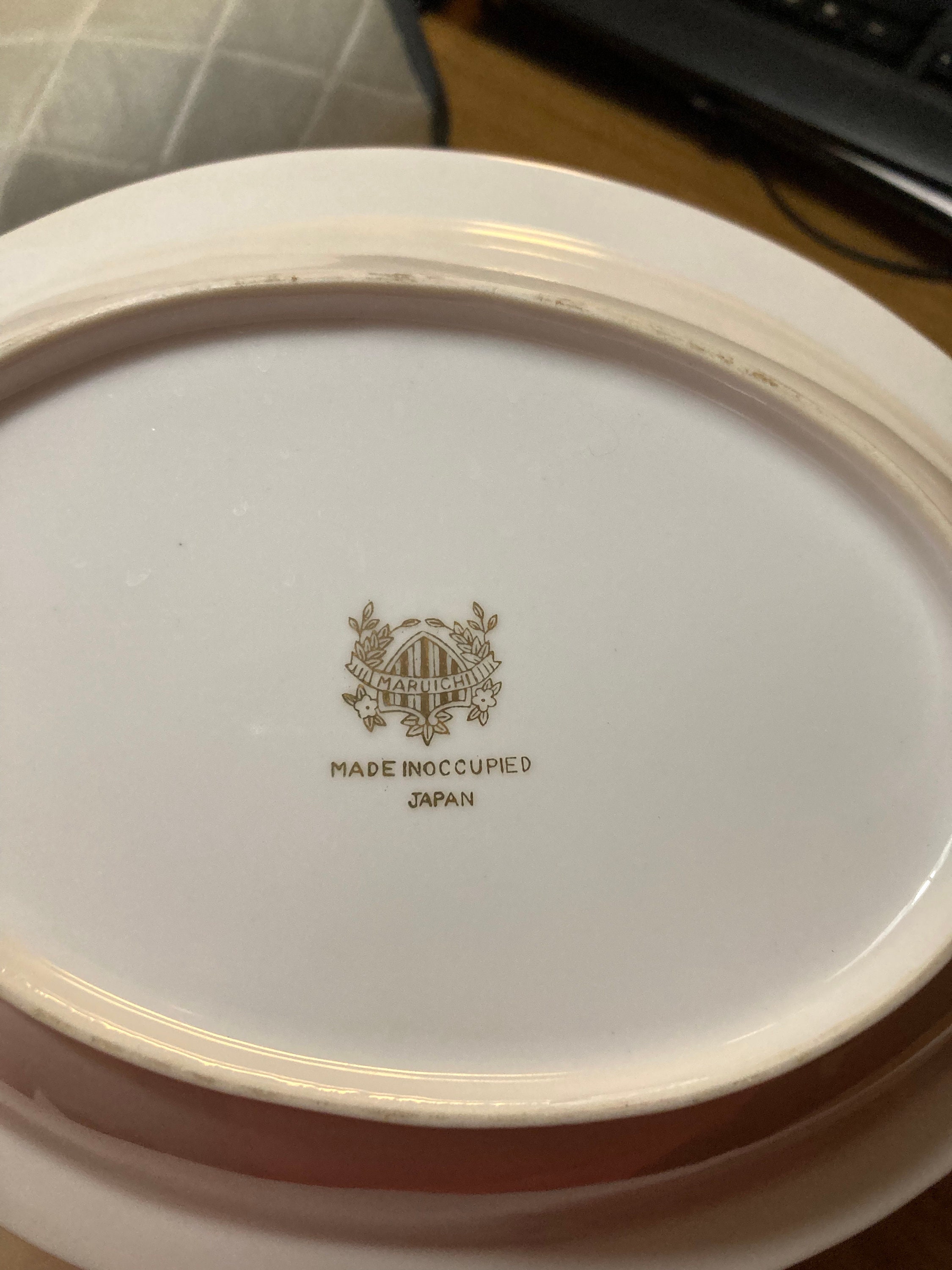 Maruichi Set Made in Occupied Japan Gold Rimmed China Wont Etsy