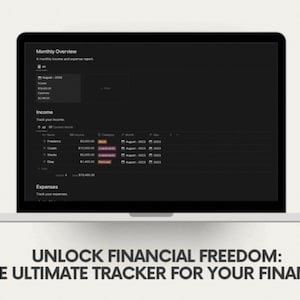 Master Your Money Stress-Free - Comprehensive Finance Tracker Notion Template 2023