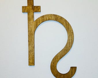 Saturn Planet Symbol Decor, Celestial Sign Art, Cosmic Wall Hanger