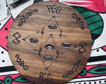 Spirit Communication Board/ Pendulum Board/ Divination Tool/ Divination Board/ Altar Supplies