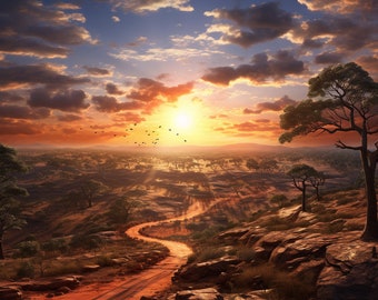 Australian Outback Digital Print