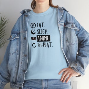 Eat Sleep Anime Repeat T-shirt