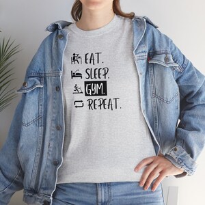 Eat Sleep Gym Repeat T-shirt