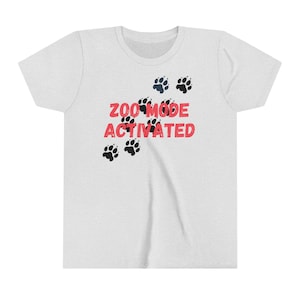 Zoo Mode Activated Zoo trip Youth Short Sleeve Tee
