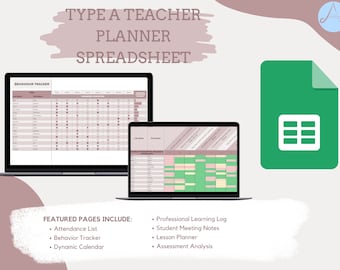 ULTIEME Leraarplanner middelbare school | Google Spreadsheets