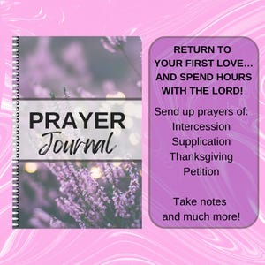 Prayer Journal for Women Praying Prayer Tracking Spiritual Growth Progress Journaling Spirituality Writing