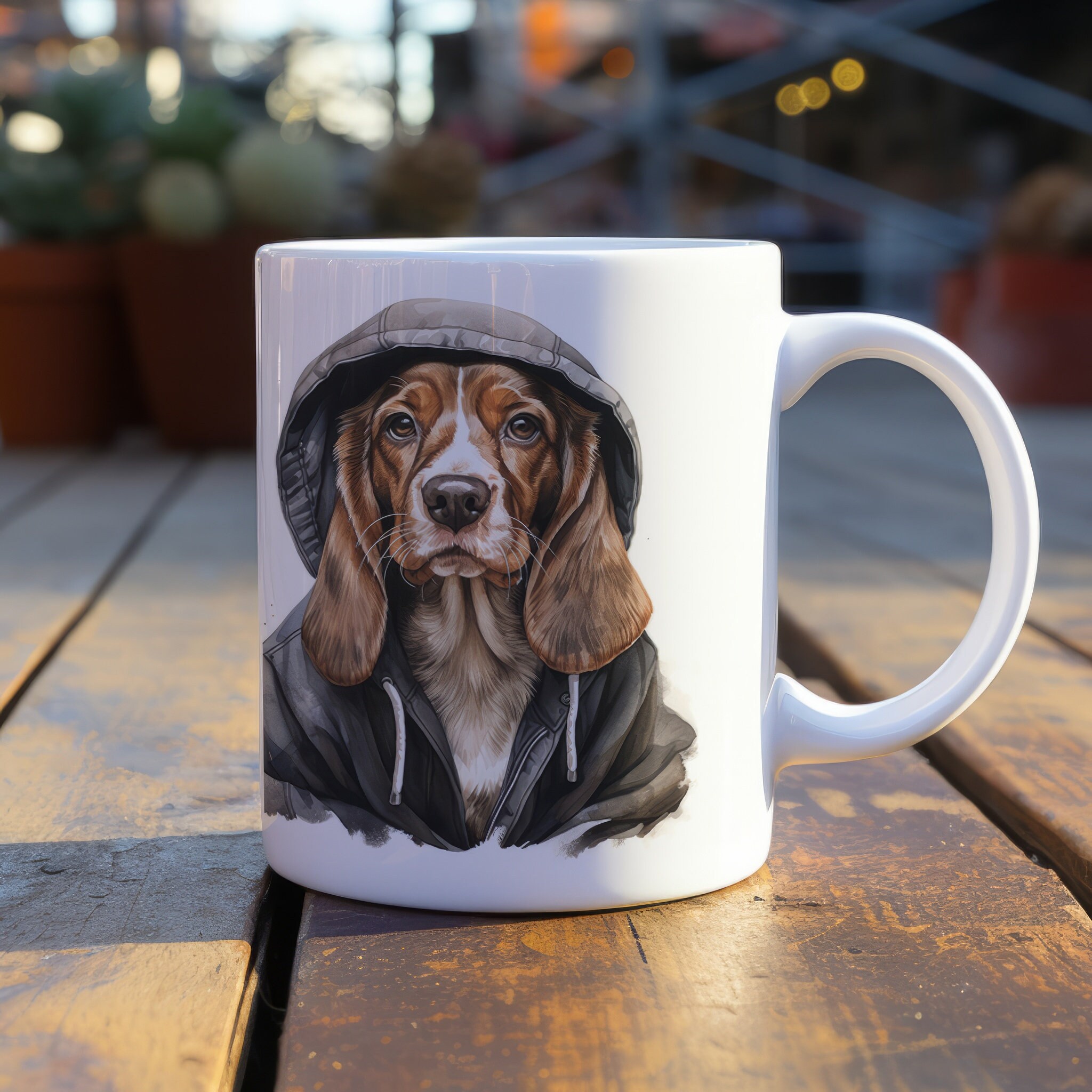 Basset hound hotsell coffee mug