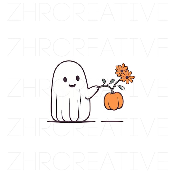 Minimalist Ghost Line Art, Halloween Line Art, Ghost Clip Art, Fall Clip Arts, Halloween Ghost Digital Downloads