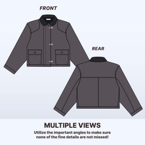 Tech Pack for Fireman Jacket, Fashion Cads for Beginners ...