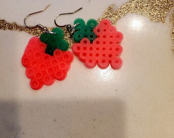 Raspberry Earrings