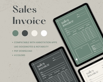 Minimalist Small Business Invoice Canva Template, Business Invoice, Printable Invoice, Editable Invoice, Printable Invoice Canva Template