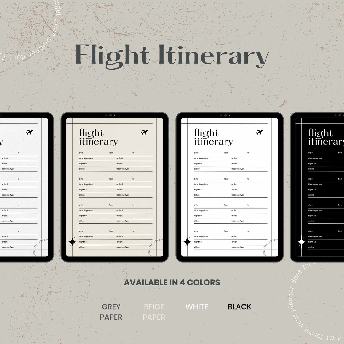 Flight Details Travel Itinerary Departure Time Arrival Time 