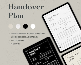 Offboarding Planer, Personalabteilung, Mitarbeiterübergabeplan, Printable, Formulare & Vorlagen