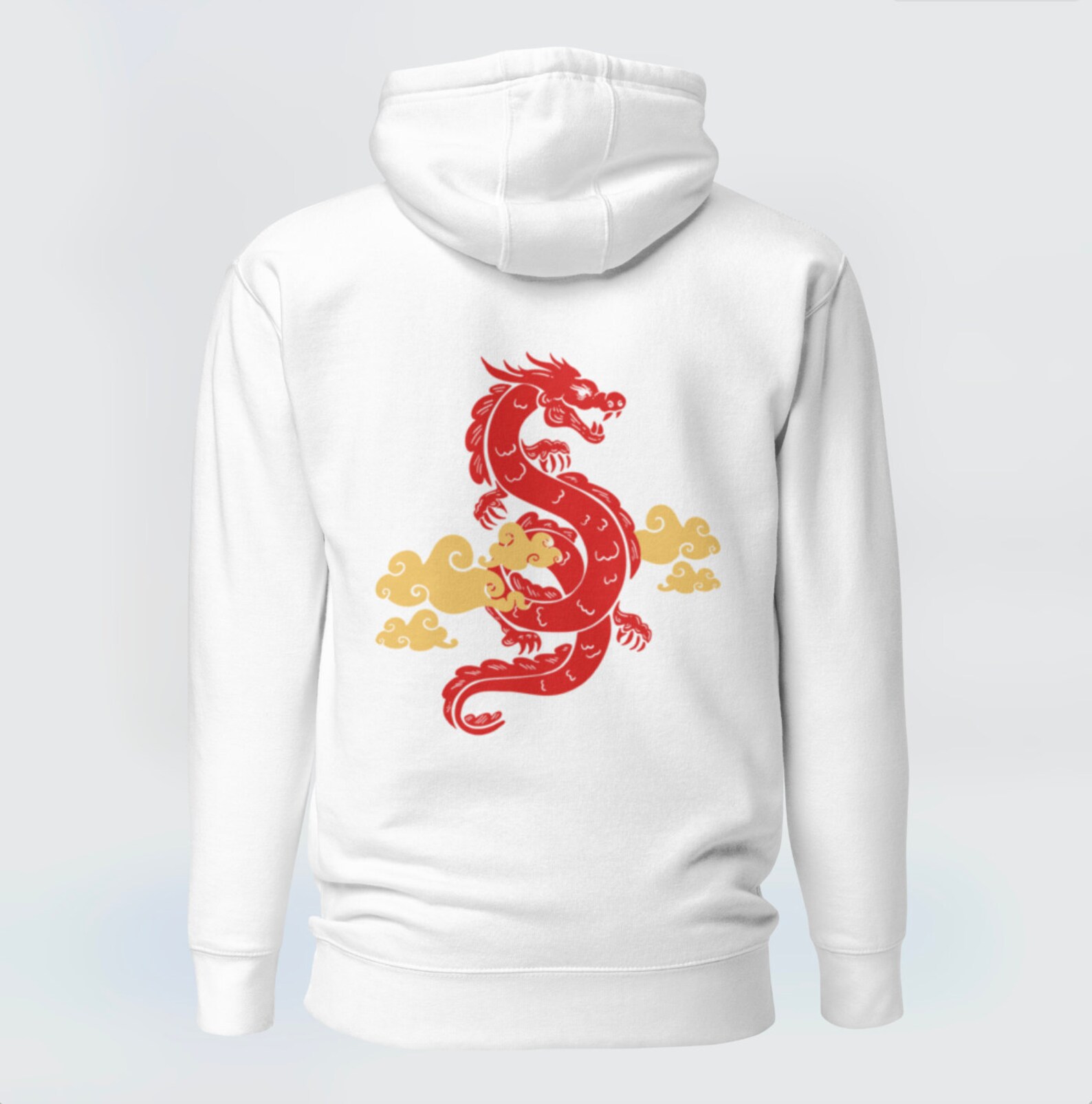 Chinese Dragon Character Print Men's Sweatshirt main image 0