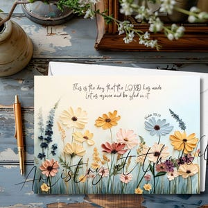 Postcard Bundle, This is the Day, Single Sided, Envelope, Christian Cards
