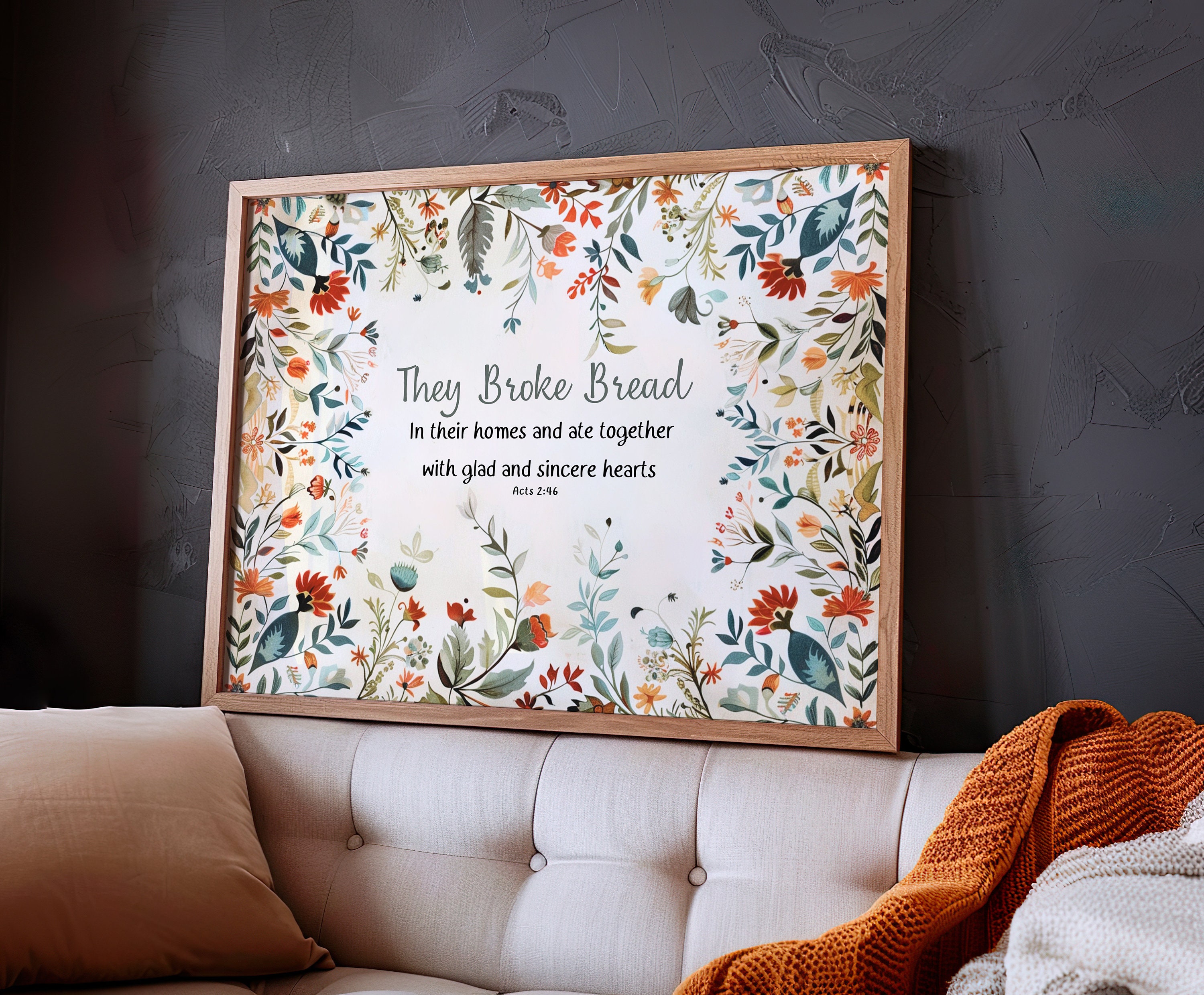 With Glad & Sincere Hearts {Cushion Cover} With Glad & Sincere Hearts {Cushion Cover}