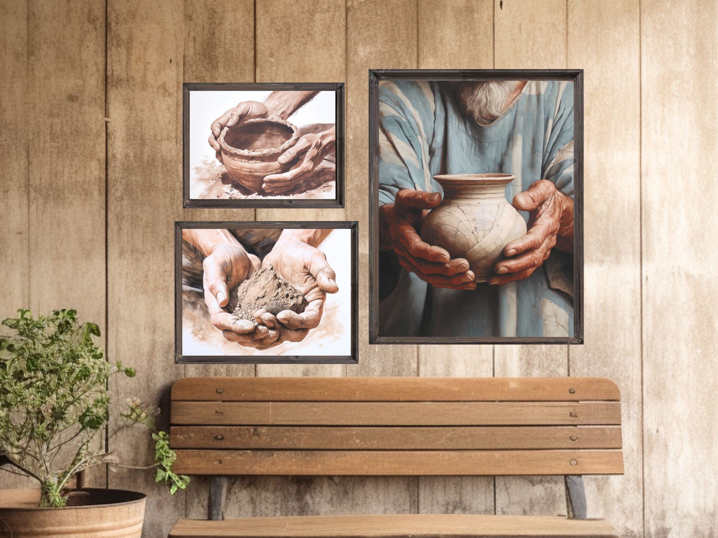 The Potters Clay Gallery, Have Thine Own Way Lord Hymn Wall Art