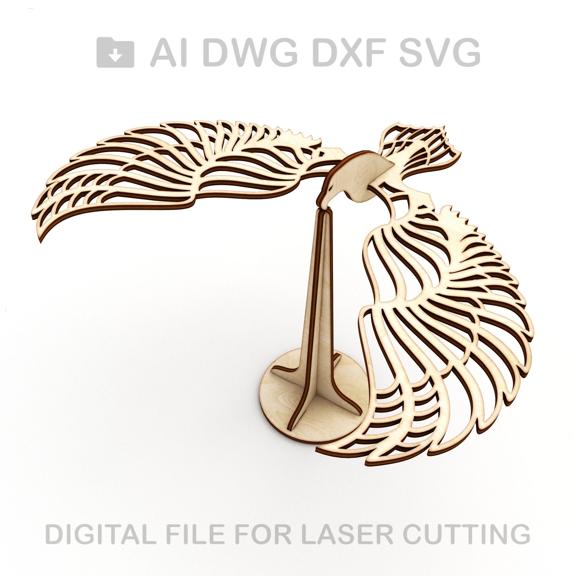 Toy Car Laser Cut Svg Dxf File DIY 3D Vector Model 3mm Plywood Turnable  Wheels Laser Cutter, No Glue 