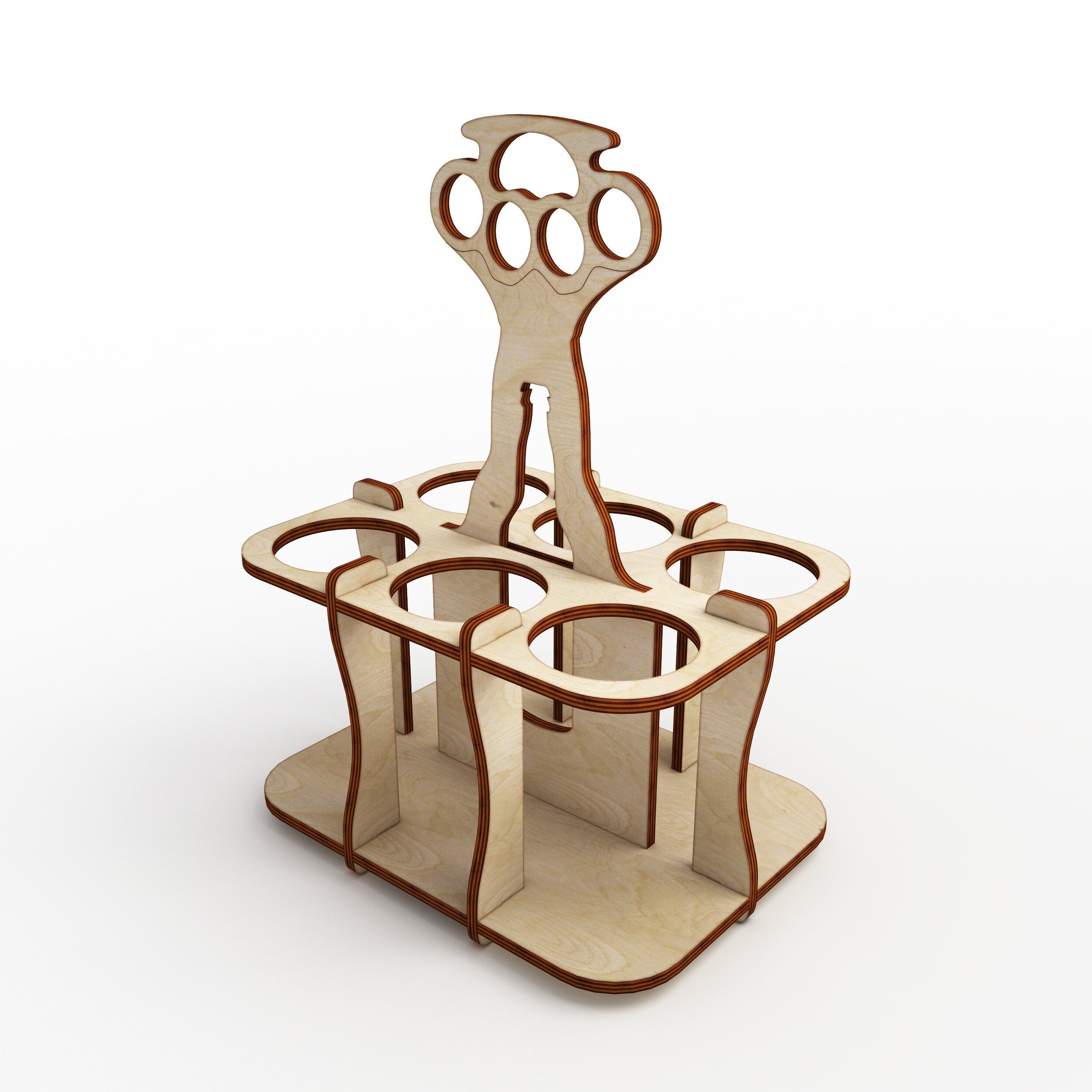 013-beer Rack Father's Day Gift Vector for CNC Svg Vector File, Vector ...