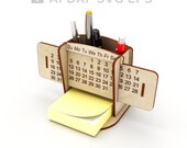 029-Perpetual calendar  vector for CNC svg vector file, vector cut file, cnc pattern, cnc cut, laser cut, eternal calendar - L029